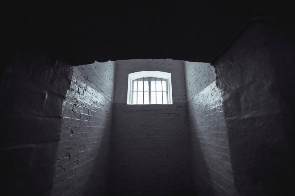 isolated prison cell
