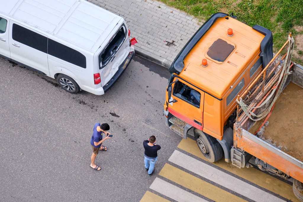 Documenting the truck accident